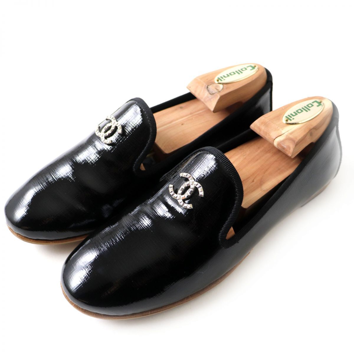 CHANEL シャネル ローファー オペラシューズ 36 ココマーク フラット