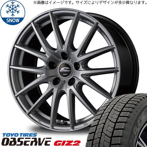 155/70R13 スタッドレスタイヤホイールセット エブリィ etc (TOYO OBSERVE GIZ2 & SCHNEIDER SQ27  4穴 100) - メルカリ