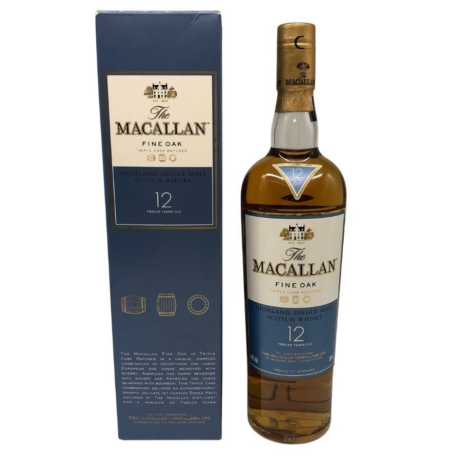 ザ・マッカラン ファインオーク トリプルカスク 12年 700ml