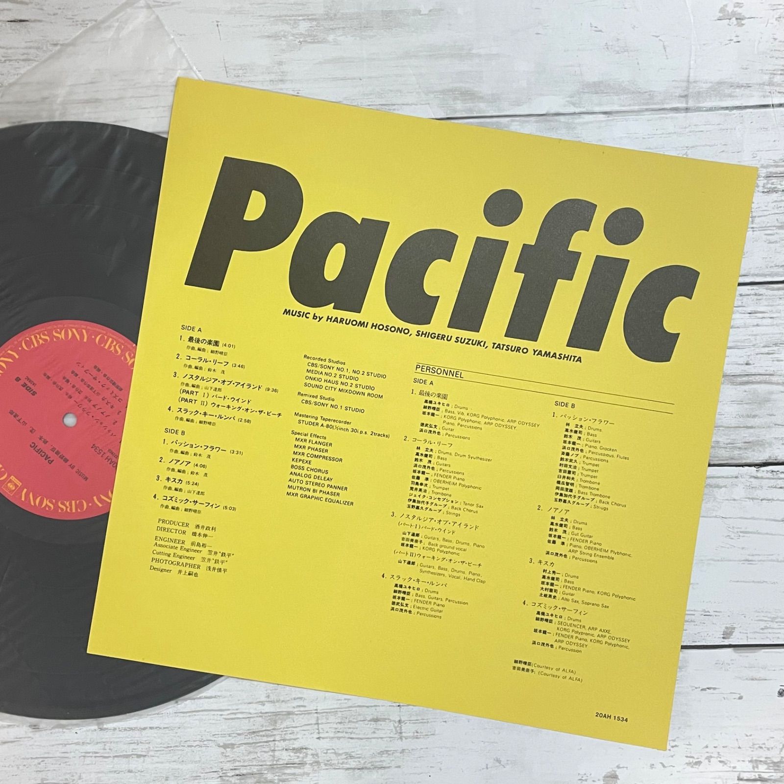 LP☆送料無料】Pacific : 細野晴臣 / 鈴木茂 / 山下達郎 / 1978年 中古 