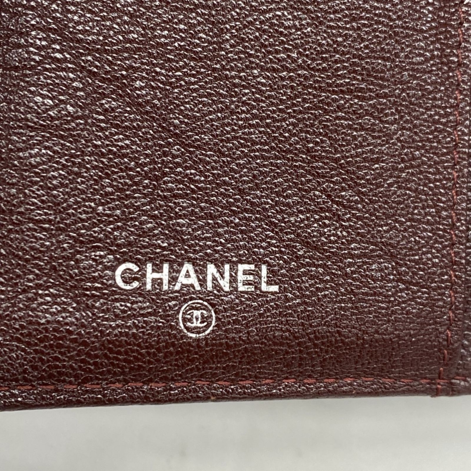 シャネル(Chanel) シャネル 三つ折り長財布 ビコローレ レザー