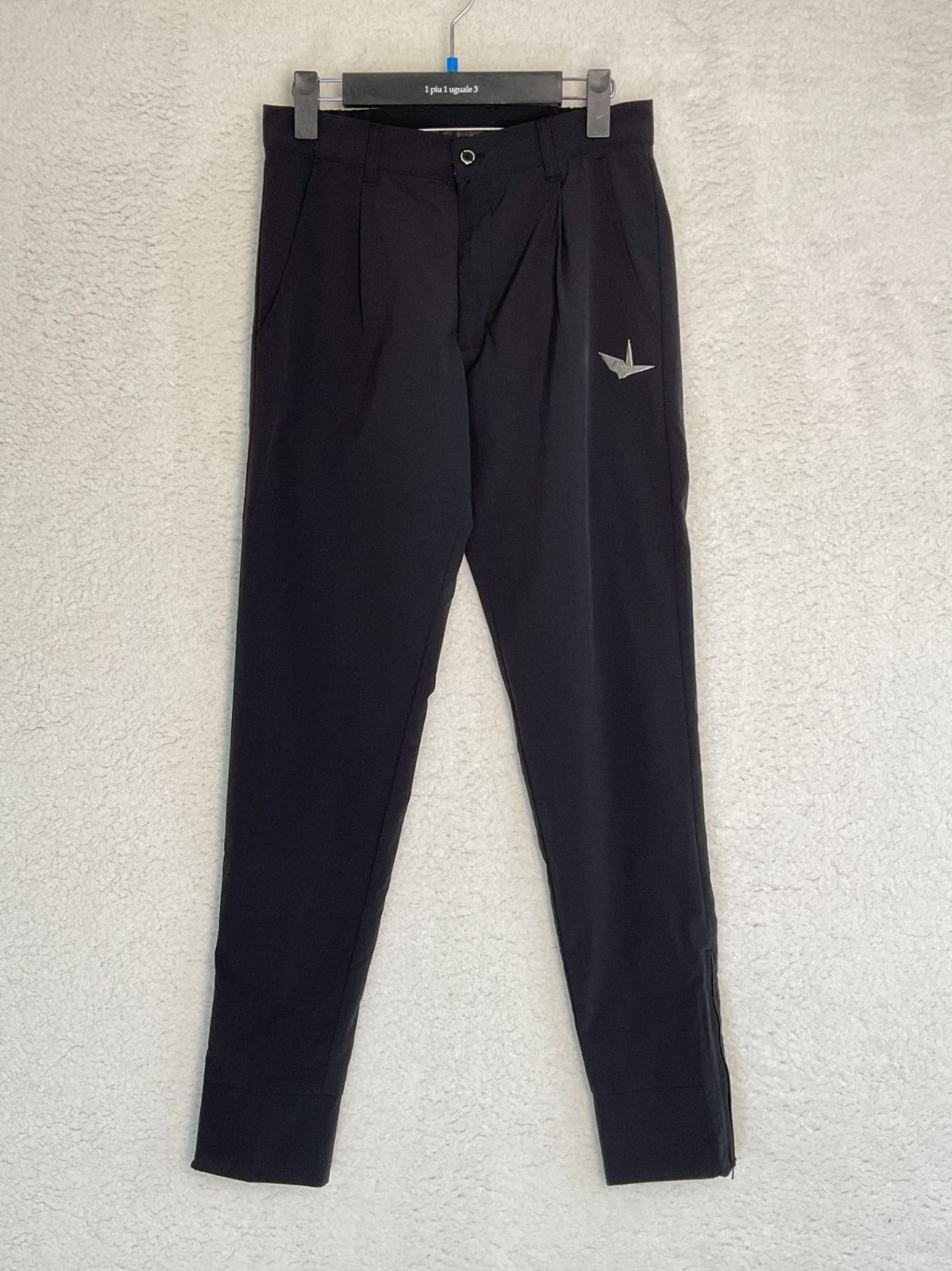 1PIU1UGUALE3 GOLF 3 ブラック ZIP PANTS ジップパンツ