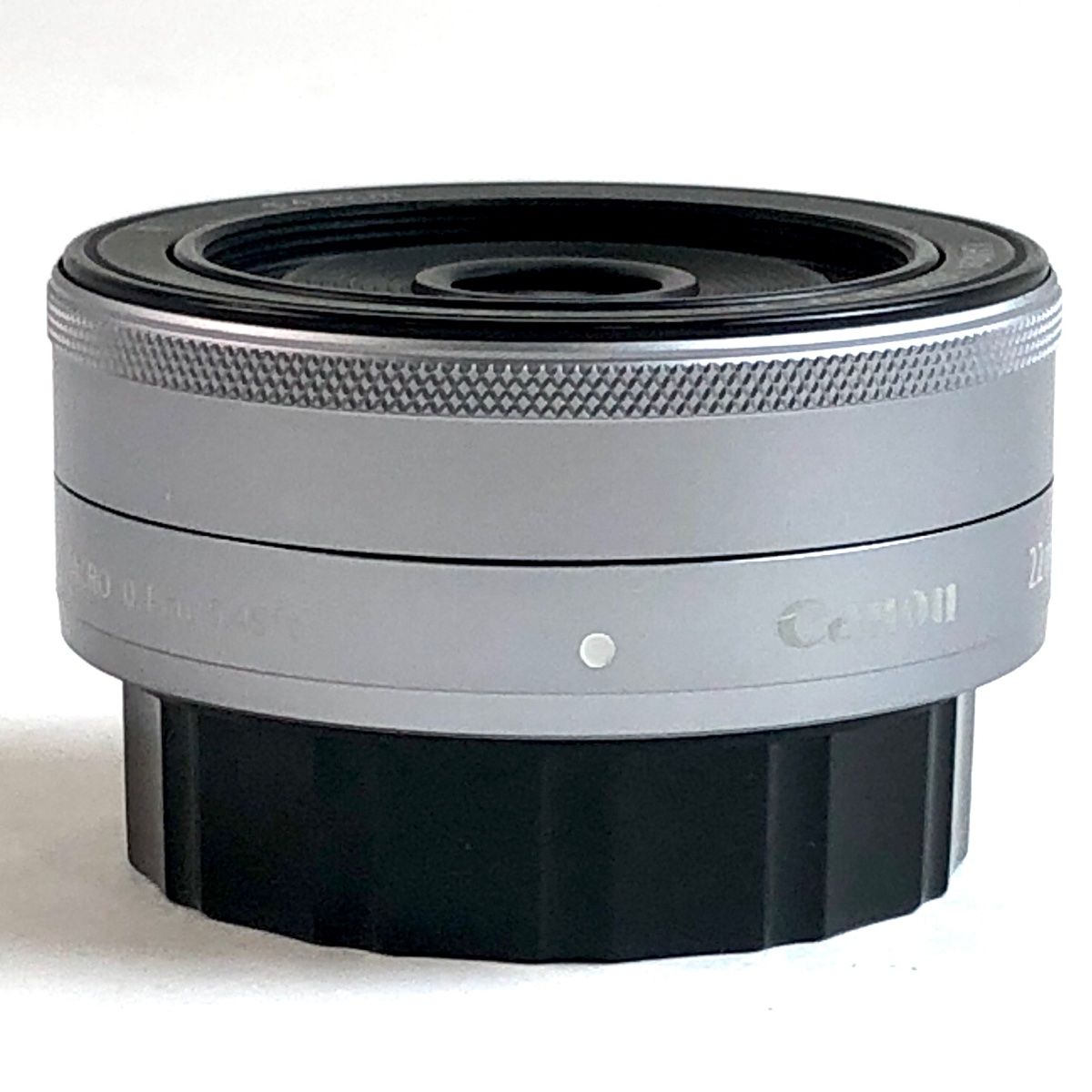 美品 Canon EF-M 22mm f2 シルバー キヤノン カメラレンズ EF-M Canon EF-M22mm F2 STM シルバー キャノン 単焦点広角