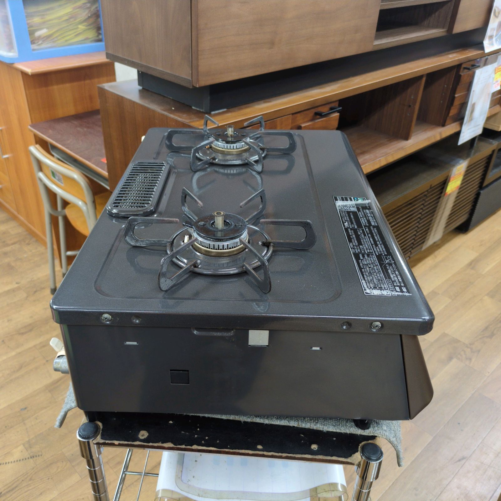 J269 グリル内使用感有り 2019年製 パロマ 都市ガスコンロ 水無し片面焼きグリル WWW_KANDAIZUMI_COM