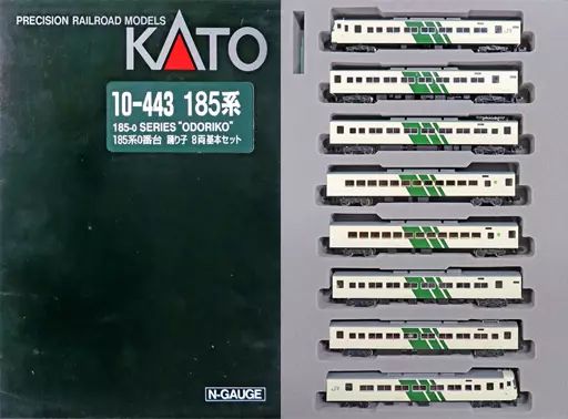 KATO 10-443 185系0番台　踊り子　8両基本セット Amazon | Nゲージ KATO 10-443 185系特急電車 (踊り子色) 8両