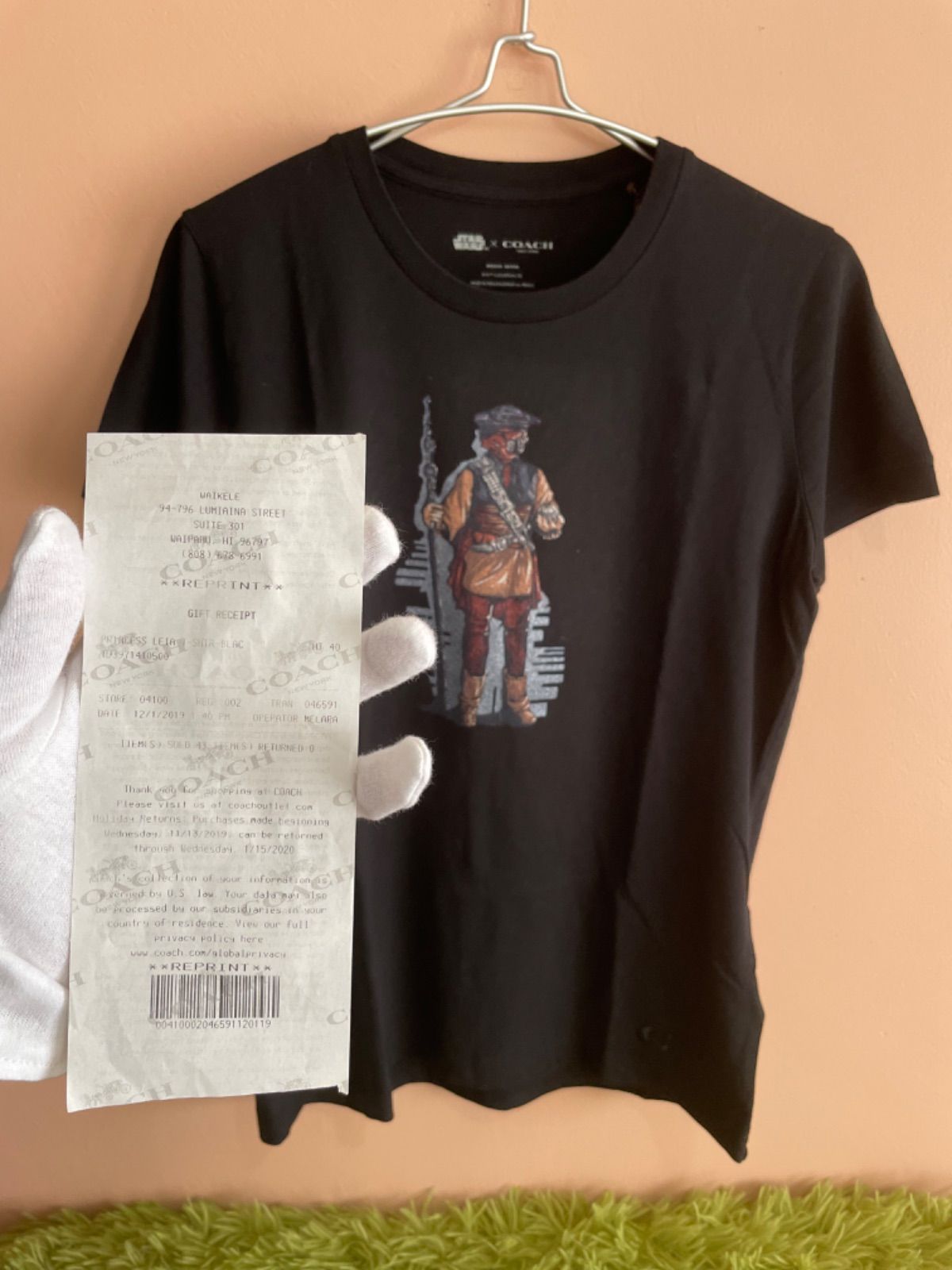COACH Star Wars 新品　限定　コラボ　Tシャツ　Mサイズ