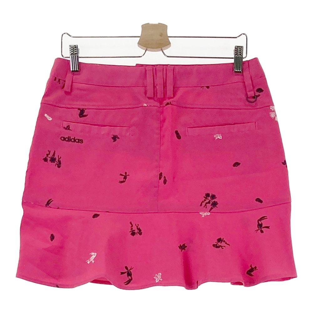 新品　Lサイズ　アディダス ゴルフ ピンク　ストレッチ バックフレア スカート adidas スカート 4wayストレッチナイロン撥水スカート「adidas Golf