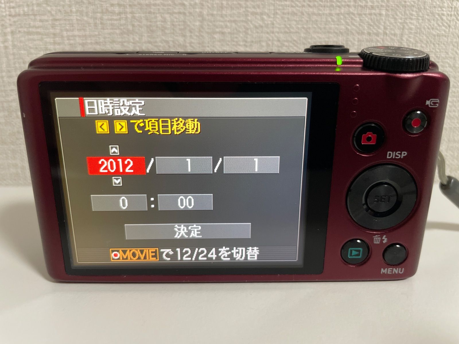 動作確認済 CASIO EXILIM EX-ZR310RD レッド