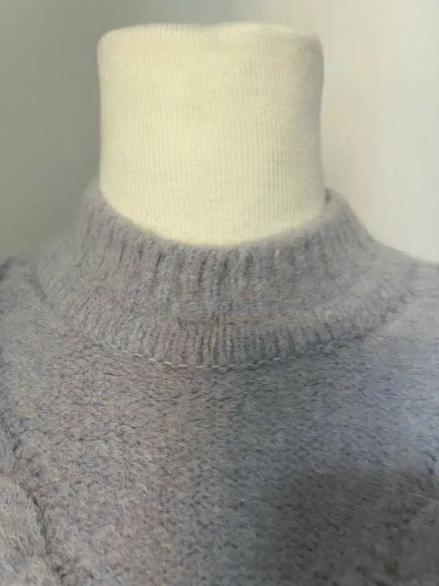 鮮度感のある 2020 年 MINE MINE マイン ラベンダー ケーブル編み ニット 90 F