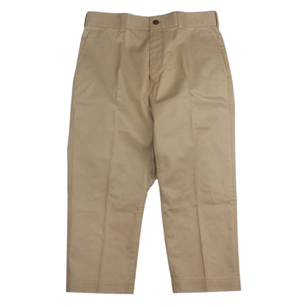 JUNYA WATANABE COMME des GARCONS MAN ジュンヤワタナベコムデギャルソンマン AD2021 WI-P053 綿エステルギャバ サルエル パンツ ベージュ系 M