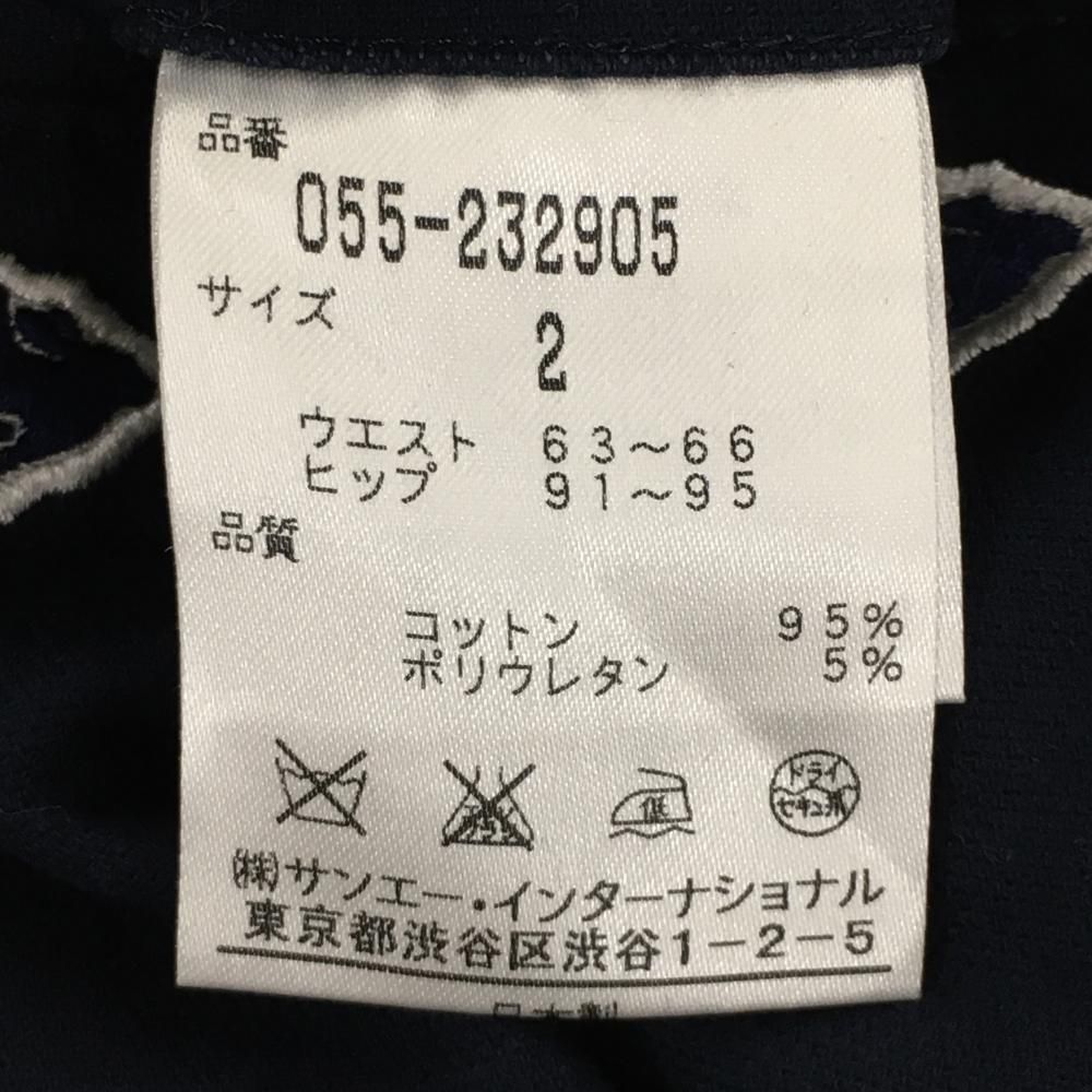 パーリーゲイツ サイズ 2 ゆったりサイズ ネイビー パーリーゲイツ サイズ 2 ゆったりサイズ ネイビー（パーリー