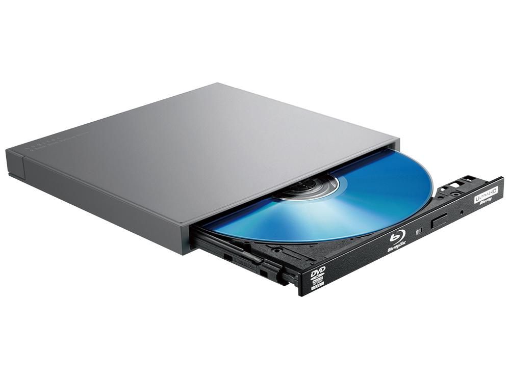 4営業日で発送 ロジテック エレコム Blu-rayディスクドライブ forMac USB3.2 Gen1 スリム Type-Cケーブル付属 グレー