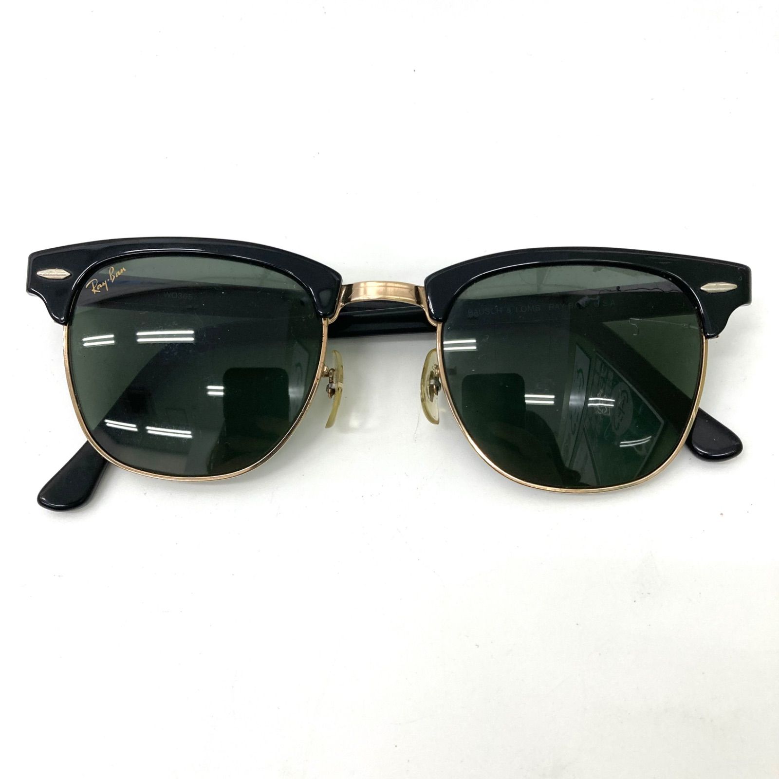 レイバン RAY BAN サングラス ボシュロム WO365 保証書あり Ray-Ban】レイバン サングラス クラブマスター BAUSCH＆LOMB