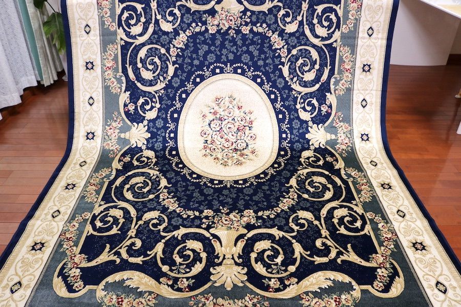 ペルシャ柄絨毯 200×290 新品未使用 大判ラグ カーペット 訳あり