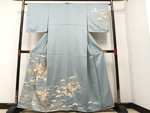 平和屋着物□訪問着 草花文 金彩 正絹 逸品 未使用 AAAY1145ph - メルカリ 