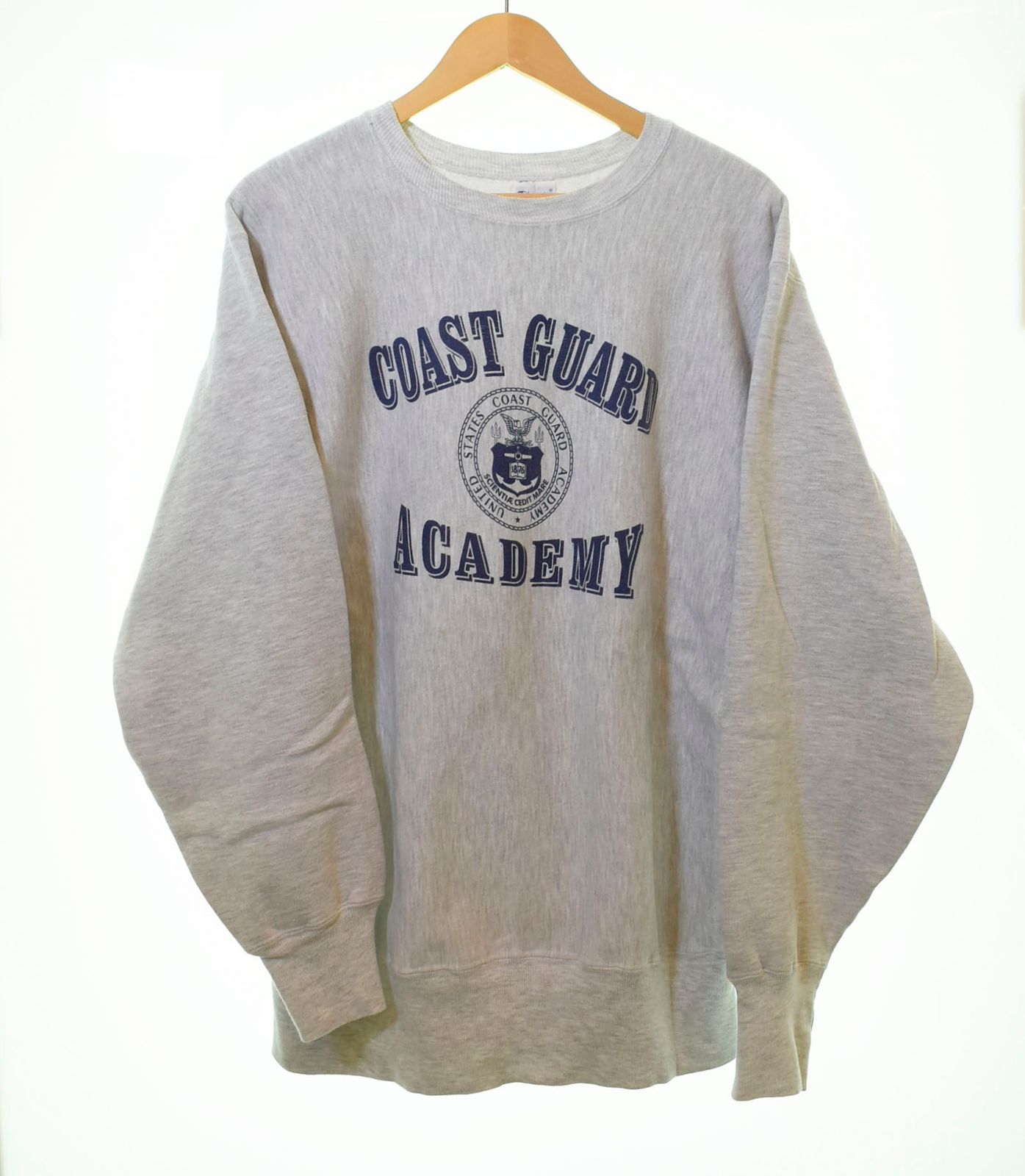 90s チャンピオン COAST GUARD リバースウィーブ スウェット ネイビー