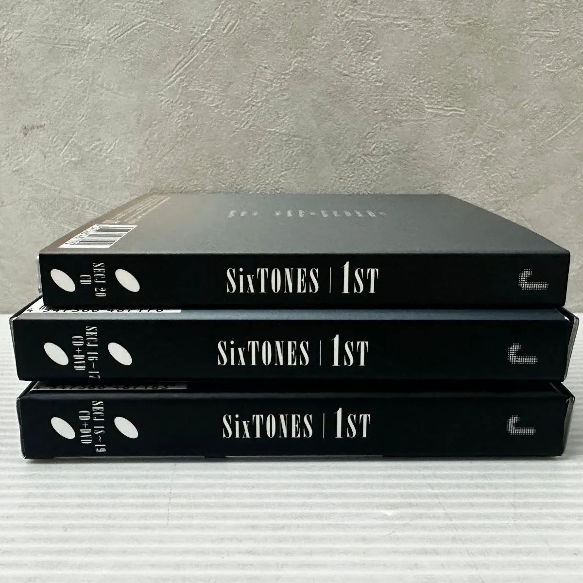 SixTONES 1ST アルバム 音色盤/原石盤/通常版 3個セット 中古品