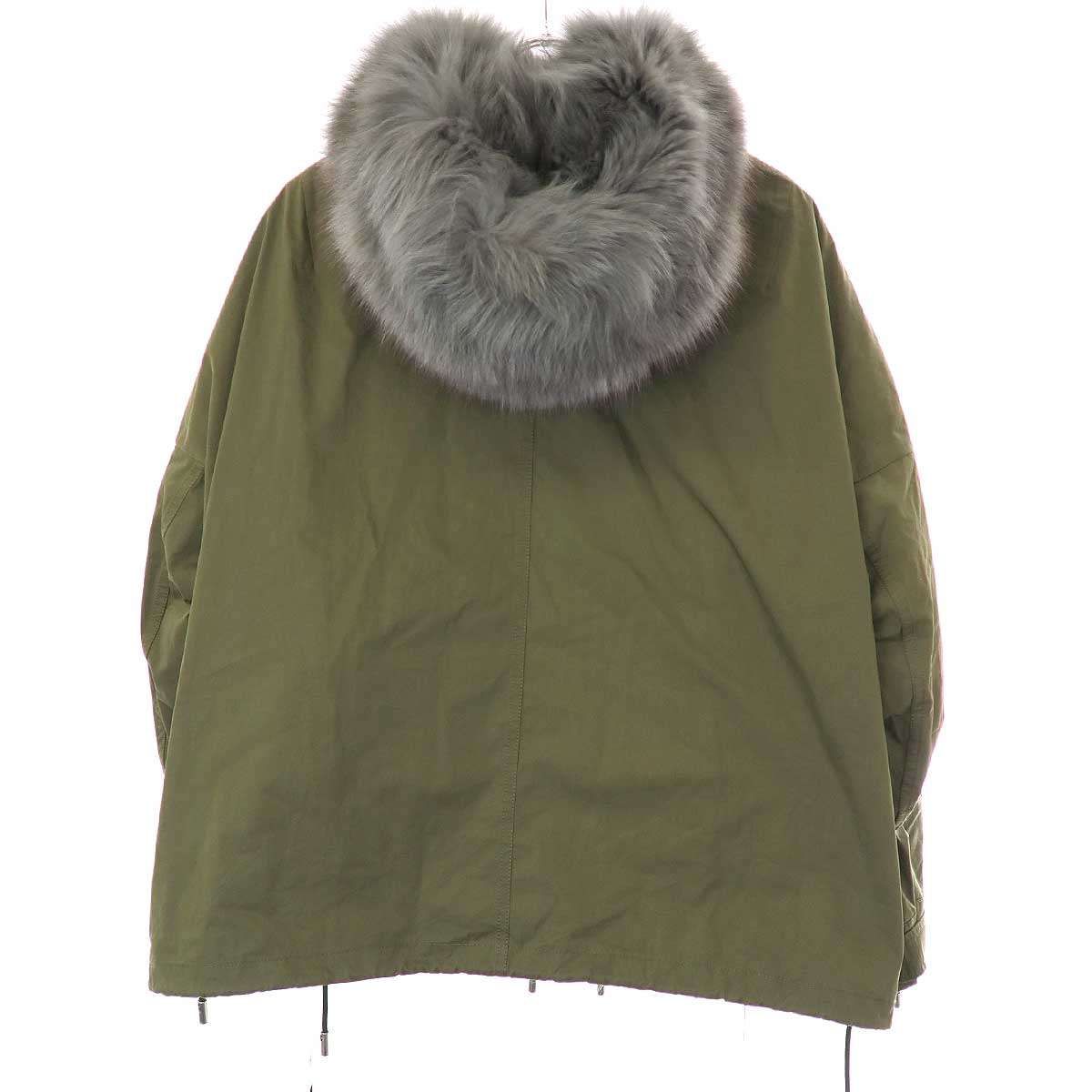 YVES SALOMON/イヴ サロモン　ファー付きコート秋冬 イヴ サロモン ファーコート YVES SALOMON⁄イヴ サロモン ファー付き