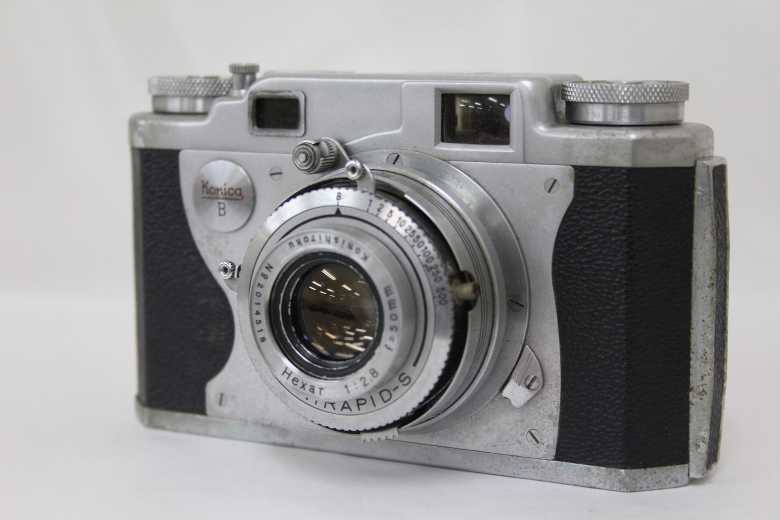返品保証】 コニカ Konica II B Hexar 50mm F2.8 レンジファインダー