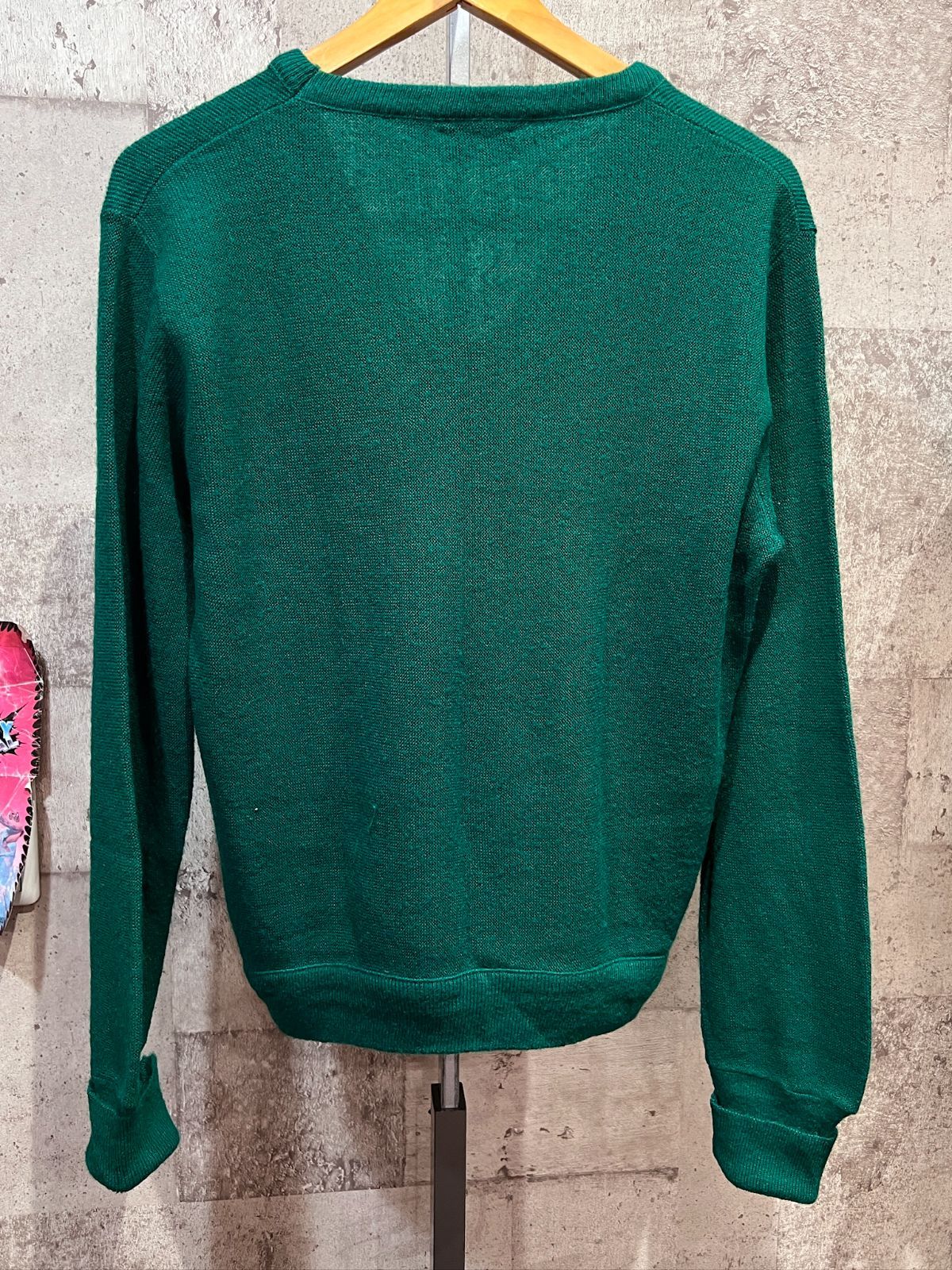 80s 米国製 ビンテージ 糸巻タグ IZOD ラコステ Vネック グリーン 古着通販 サイト | IDENTITY official web store (アイデ