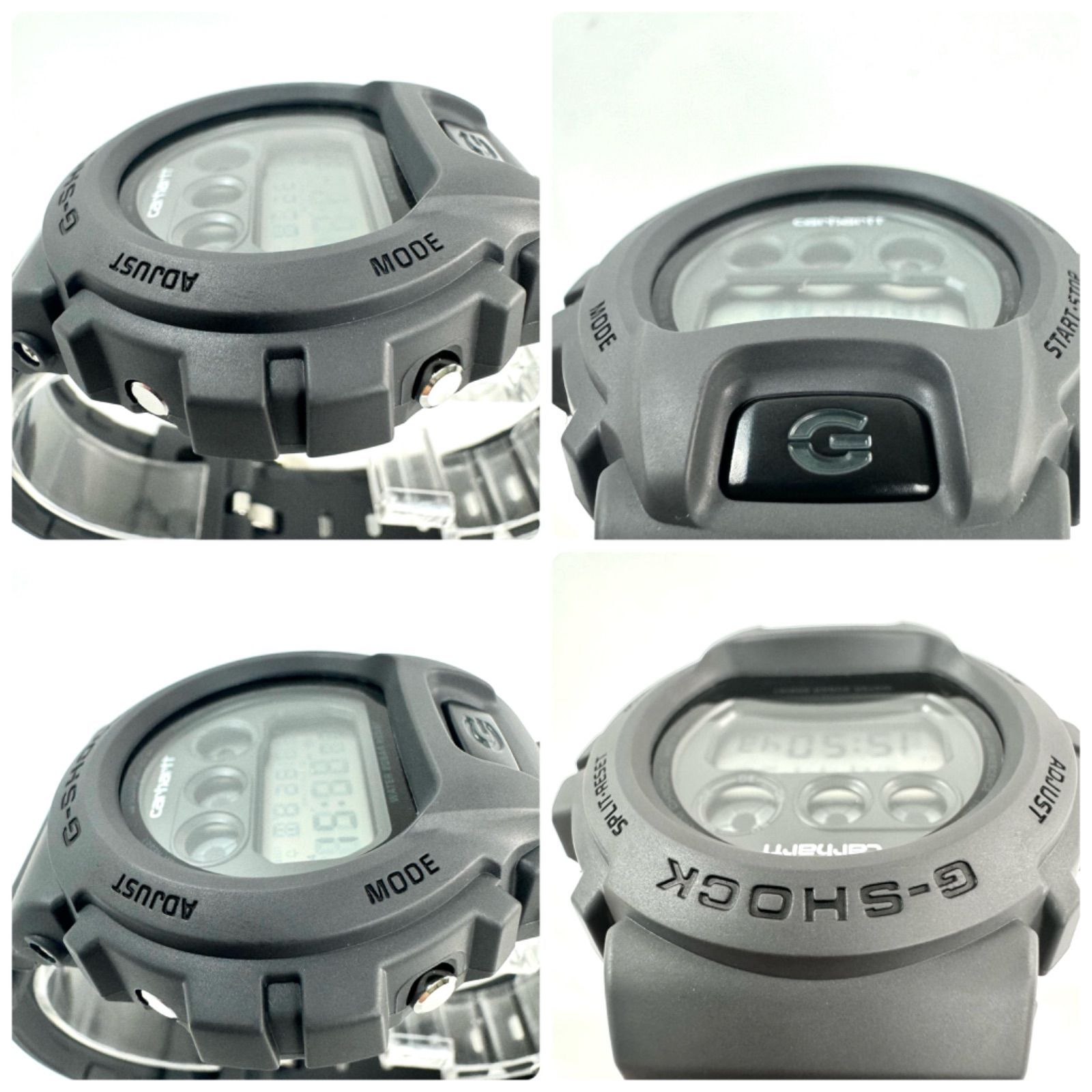 【希少】カシオ　G-SHOCK　ジーショック　DW-6900FS　CARHARTT WIP JAPAN　10周年記念モデル　カーハート　デジタル　 クォーツ　グレー　樹脂