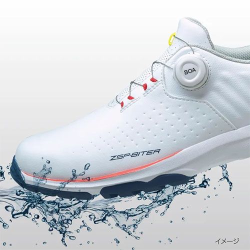 ブリヂストン ゼロ・スパイク バイター ライト SH2505 スパイクレス ゴルフシューズ 白×オレンジ(WO) ブリヂストン ゼロ・スパイク バイター ライト SH2505 スパイクレス