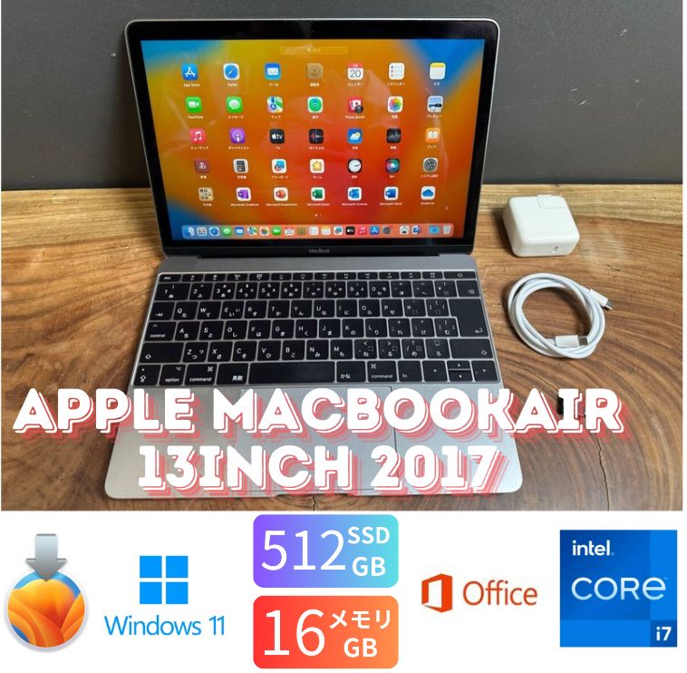 美品)office2024 認証済み 黒Surface pro6 Core i7 最上位美品」Apple