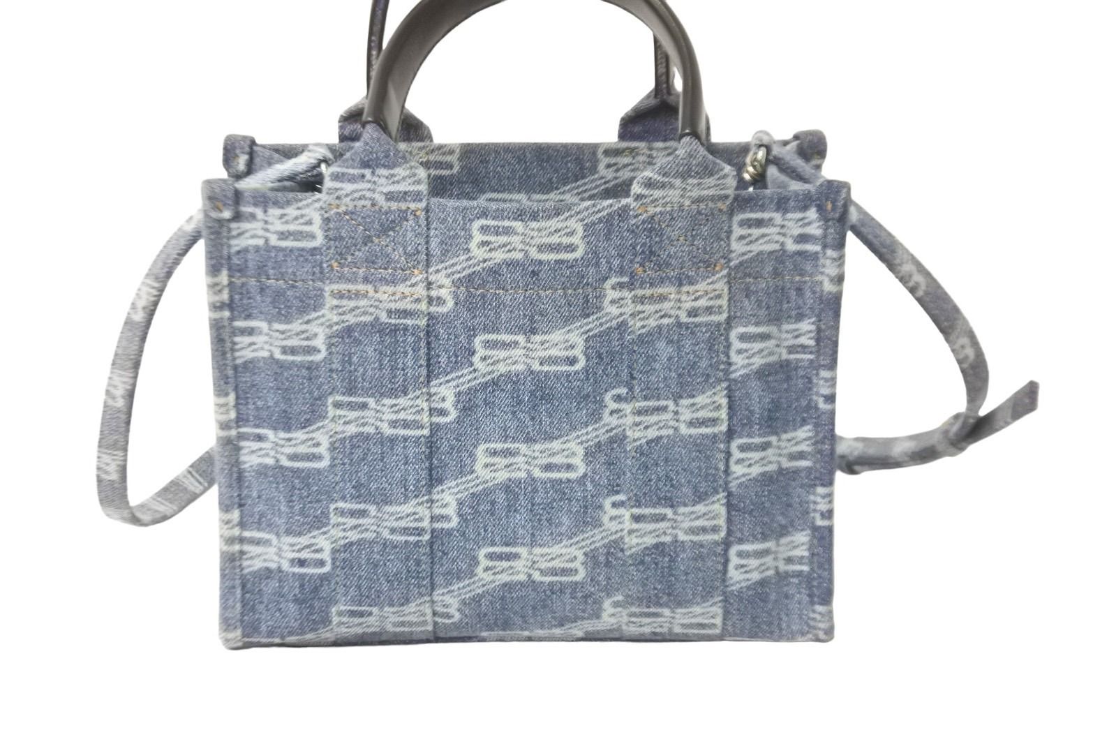 BALENCIAGA バレンシアガ 2WAYトートバッグ ハードウェアXS BBロゴ 