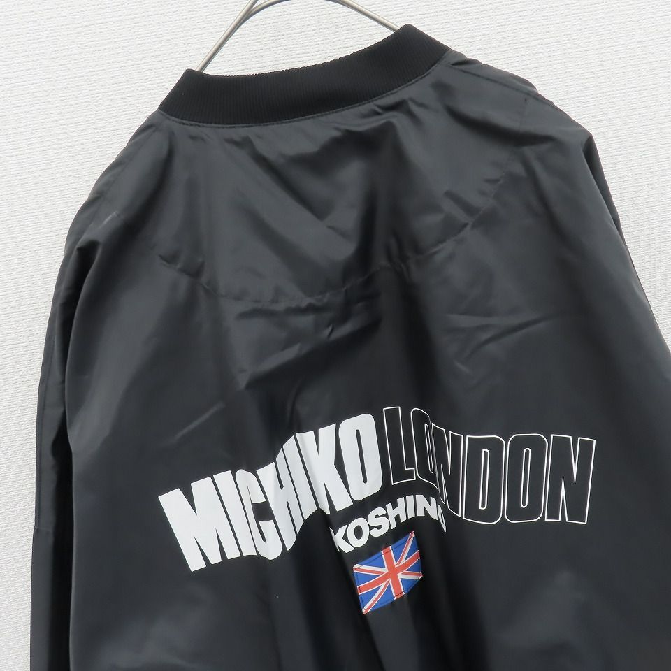 MICHIKO LONDON ミチコロンドン MA-1 ジップアップ ブルゾン バック 