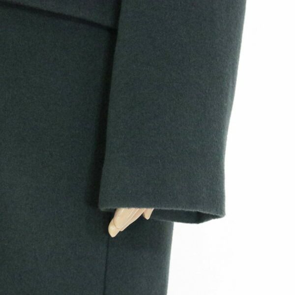 80 OFF アリジ ALYSI コート 42 ECO147 Lサイズ グレーグリーン レディース ロングコート ロングアウター ウールコート イタリア製 GULLKHAN_COM