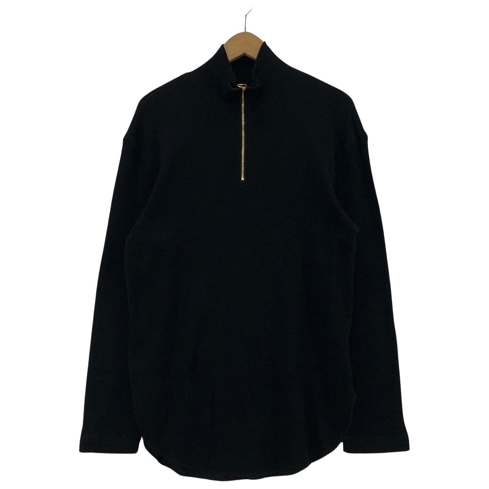 CULLNI クルニ ワッフル ハーフジップ ハイネックカットソー size1 