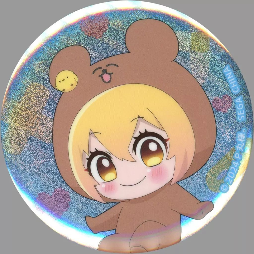 中古】バッジ・ピンズ くまくんの着ぐるみ 缶バッジ 「P丸様