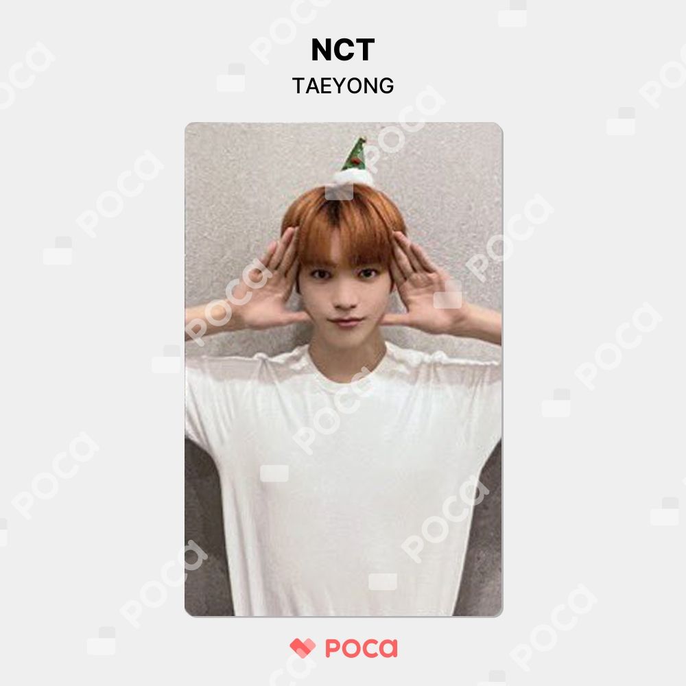 NCT テヨン トレカ 2022 PINK CHRISTMAS PHOTO CARD RANDOM PACK