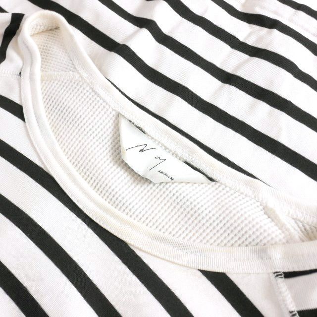 アンセルム 25SS BORDER LAYERED LS SHIRT レイヤードカットソー