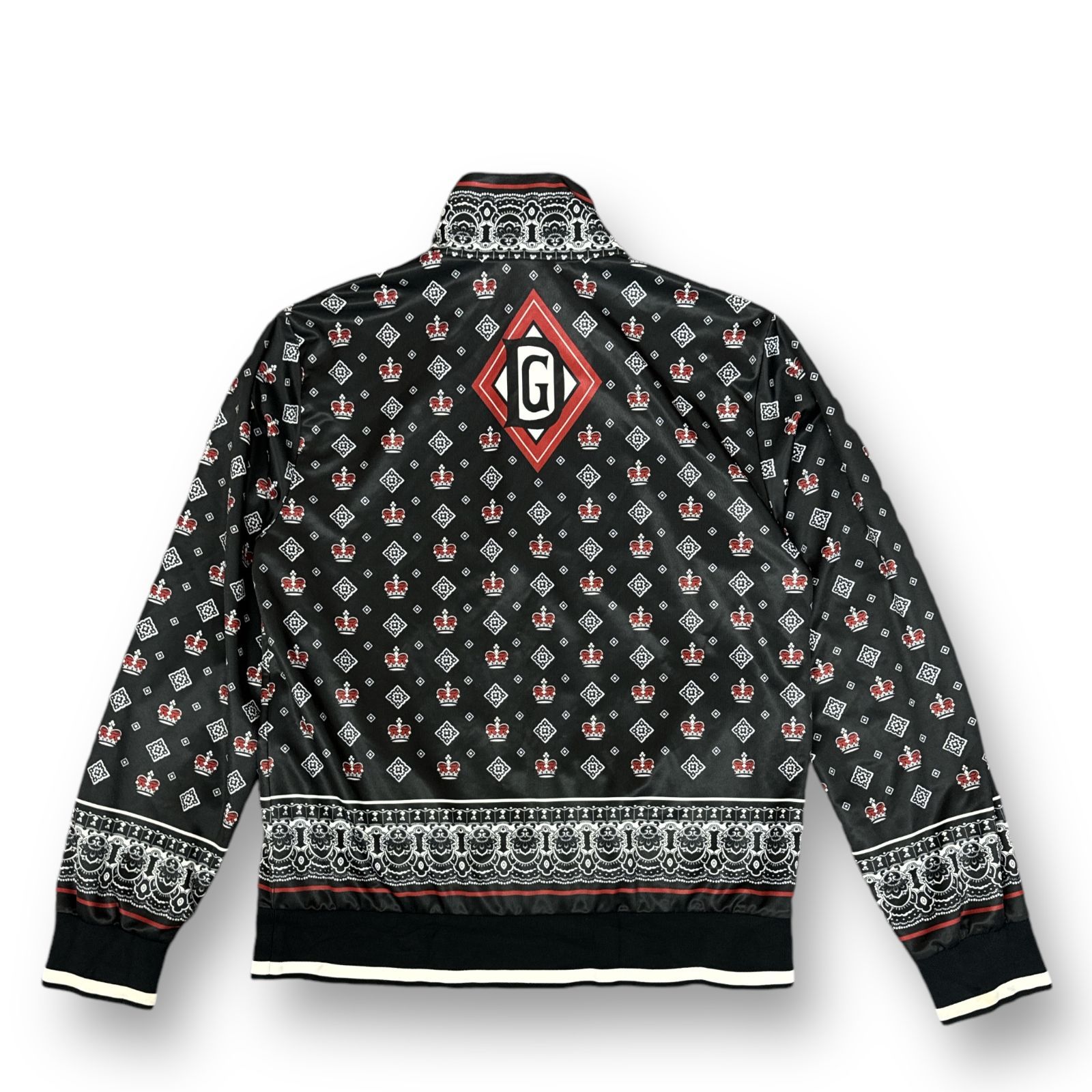 D&G DOLCE&GABBANA(ディーアンドジードルチェ&ガッバーナ) 00s reversible down  jacket/リバーシブルダウンジャケット/ワンポイントロゴ SIZE XS ブラック×カーキ ジップ上げ下げ難有
