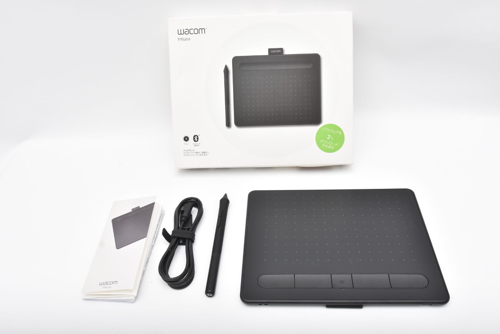 【美品】Wacom Intuos ブラック ペンタブレット 本体 Wacom Intuos ｜ワコムタブレットサイト｜Wacom