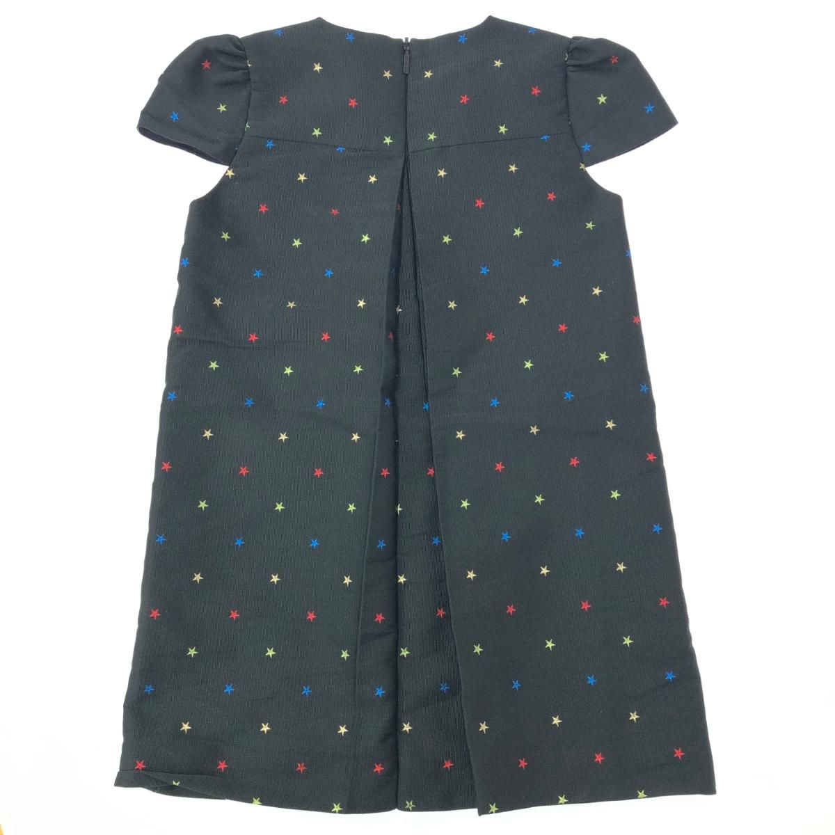 Gucci 半袖ワンピース 星柄　100cm 3y GUCCI グッチ スター 星柄 ドレス 半袖 ワンピース サイズ:4