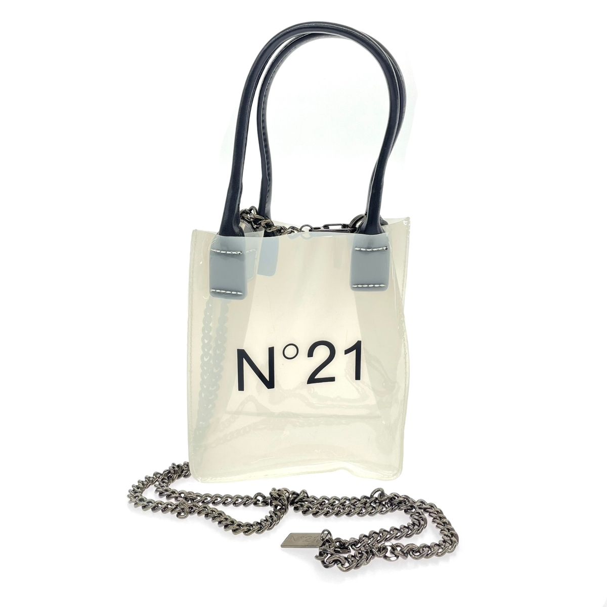 N°21 ヌメロヴェントゥーノ 2WAYバッグ チェーンショルダーストラップ 