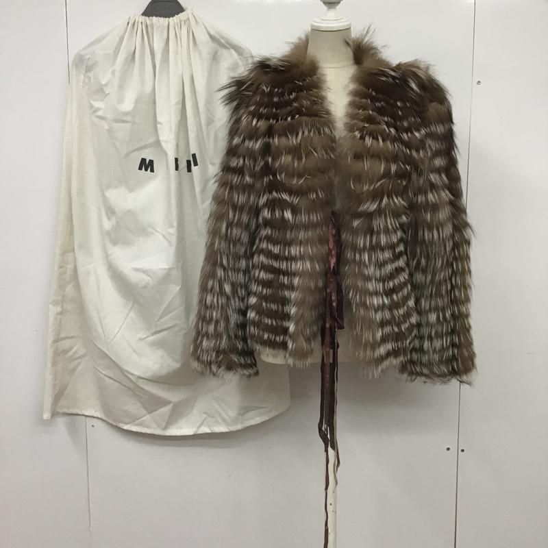 定価60万　MARNI　マルニ　本毛皮コート　ワンピコート　ファー　コート 定価60万 MARNI マルニ 本毛皮コート ワンピコート ファー