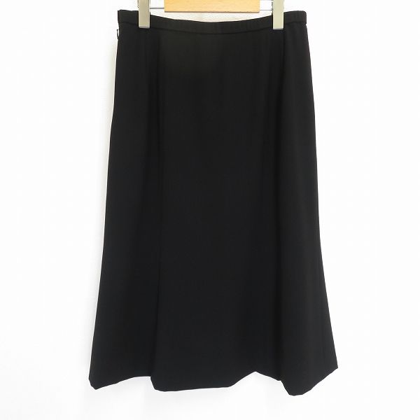 【美品 大きいサイズ】SOIR PERLE 東京ソワール ブラックフォーマル ソワールペルル】ブラックフォーマル アンサンブル(0103774)9号