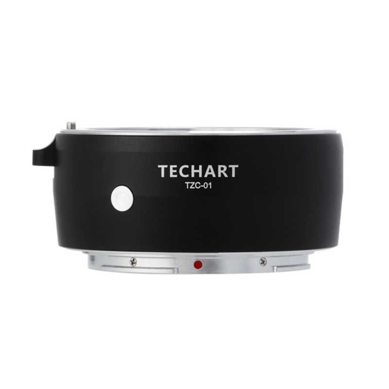 送料無料 ♥ 未開梱 TECHART 電子マウントアダプター カメラ側 ニコンＺマウント レンズ側 キヤノンＥＦマウント ＥＦ－Ｓタイプも装着 TZC-01