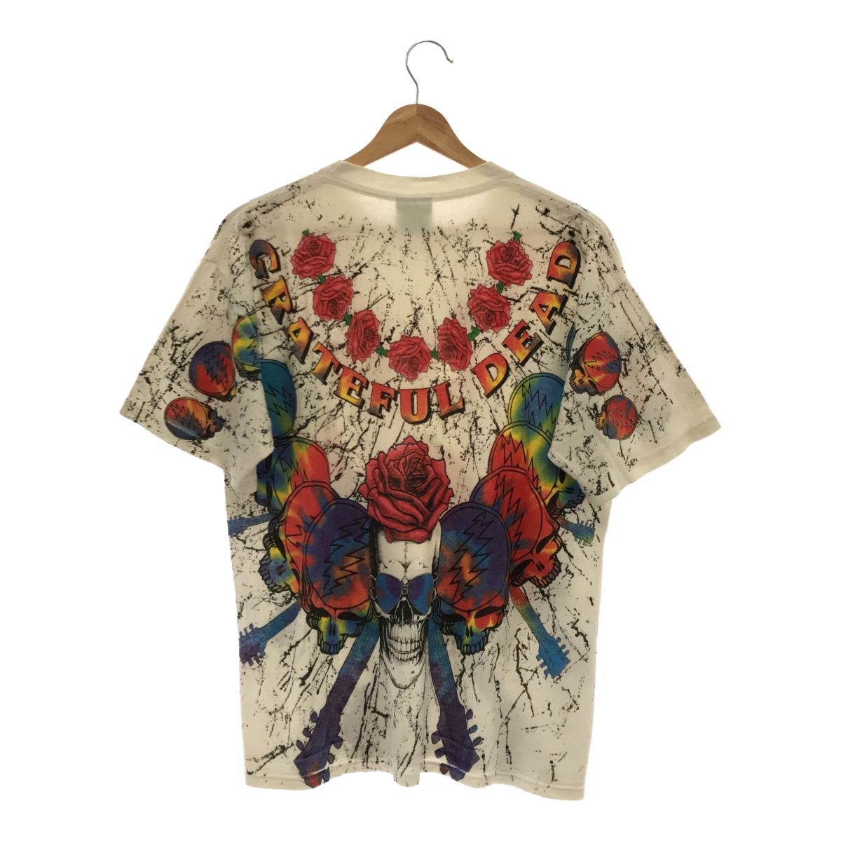 Tシャツ/カットソー(半袖/袖なし) グレイトフルデッド 1992 プリントTee L USA製約19cm裄丈