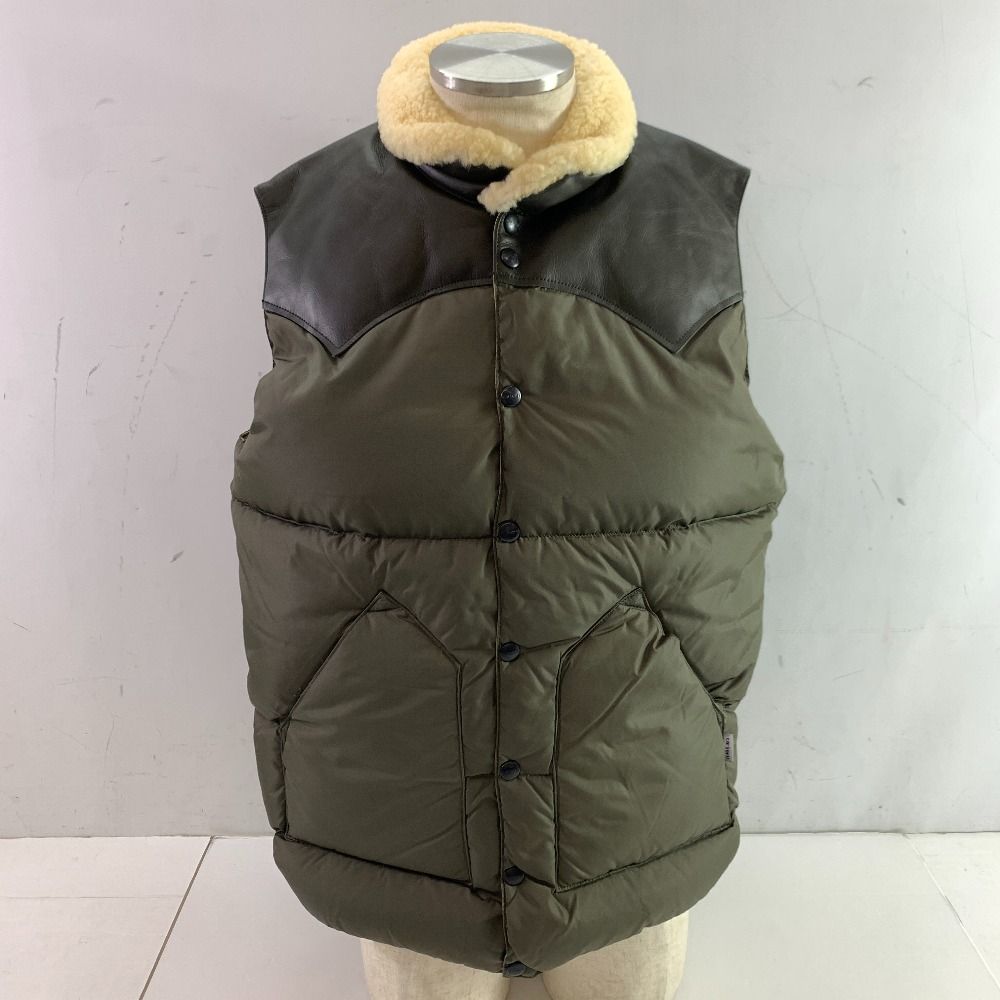 04w3998▽ carhartt x Rocky Mountain Featherbed カーハート x ロッキーマウンテンフェザーベッド CHRISTY VEST クリスティベスト 450-492-95-OLV-14FW 42 オリーブ 八王子店