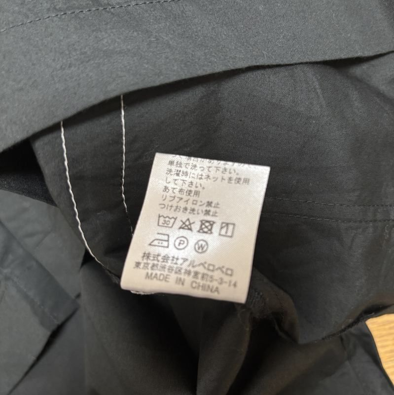 アルベロベロ　半袖Tシャツ　カットソー　ゆったり　水兵さん　ブタさんワッペン　ブラック　ホワイト　黒　白　ボーダー アルベロベロ 半袖Tシャツ カットソー ゆったり 水兵さん ブタ
