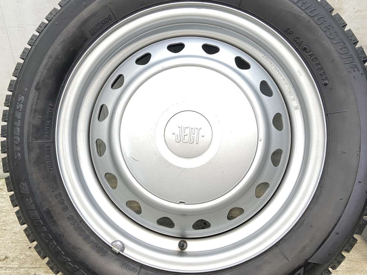 185/60R15 ブリヂストン アイスパートナー2 JECT R6 15x5.5 100/114.3 