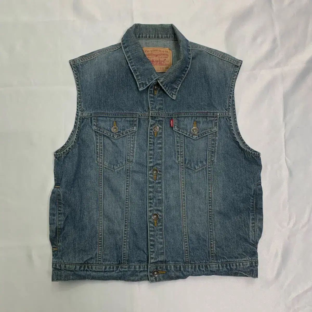 【雷市場（ポンジャン）商品韓国直送】 L LEVI'S(リーバイス) デニム ベスト 72047