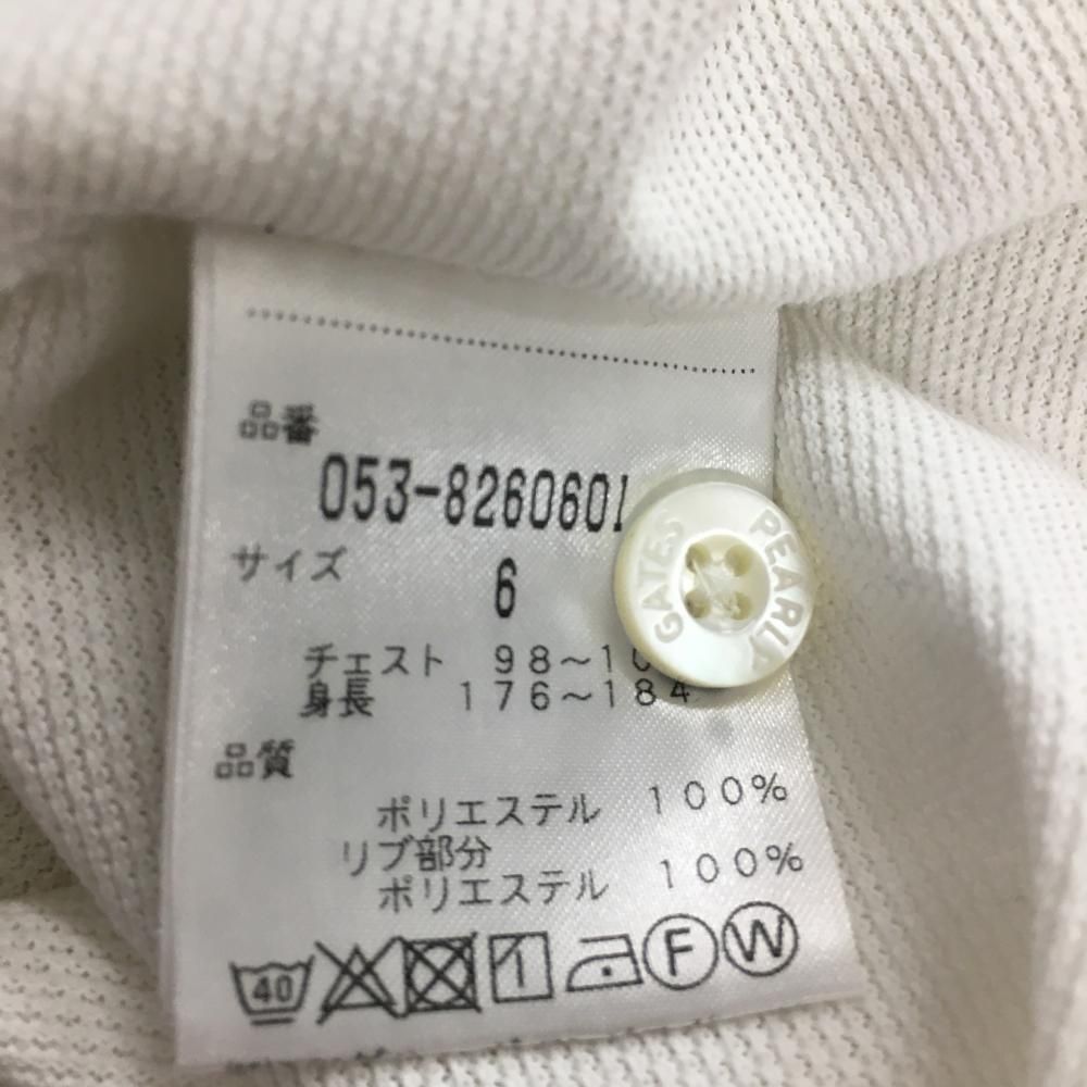 パーリーゲイツ ポロシャツ ワッペン 6 XL ネイビー 大きいサイズ