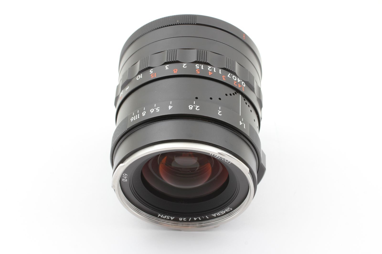Thypoch タイポッシュ Simera 28mm f1.4 フジフイルムXマウント ブラック