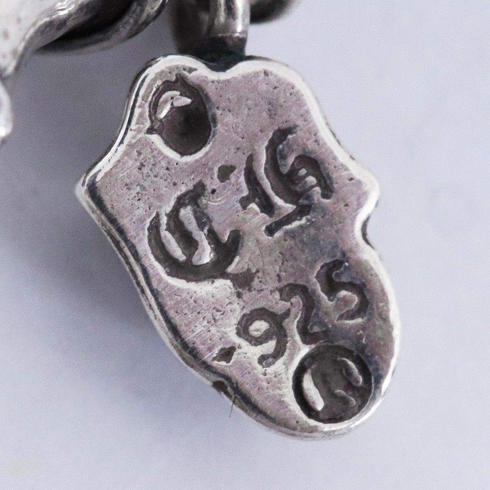 CHROME HEARTS リップ&タン ドロップ イヤリング ピアス シルバー