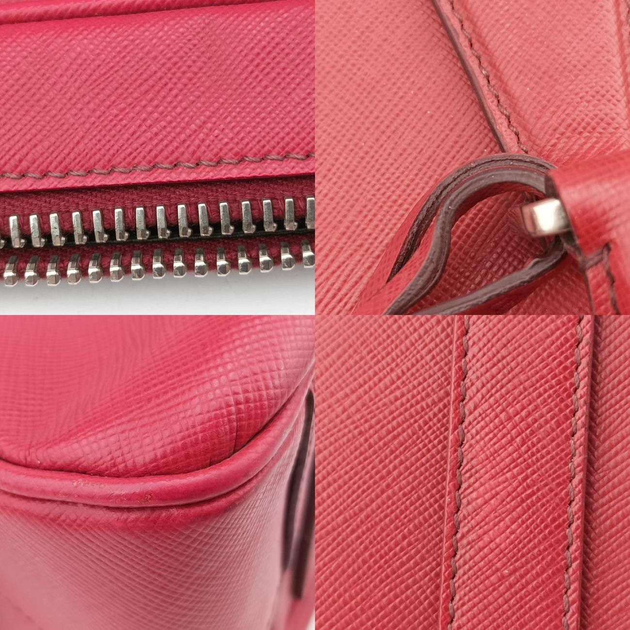 bori 様専用PRADA サフィアーノレザー バッグ レッド ブリーフケース